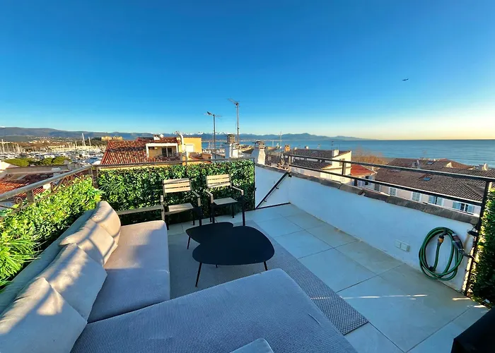 Rooftop Unique Vue / Vieil Apartamento Antibes